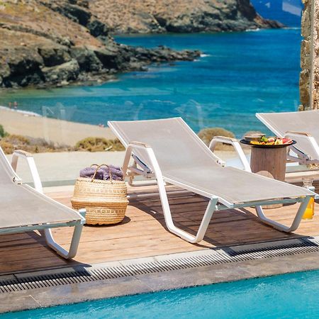 Sea Rock & Sky Private Mykonos Residence Merchia Beach Esterno foto