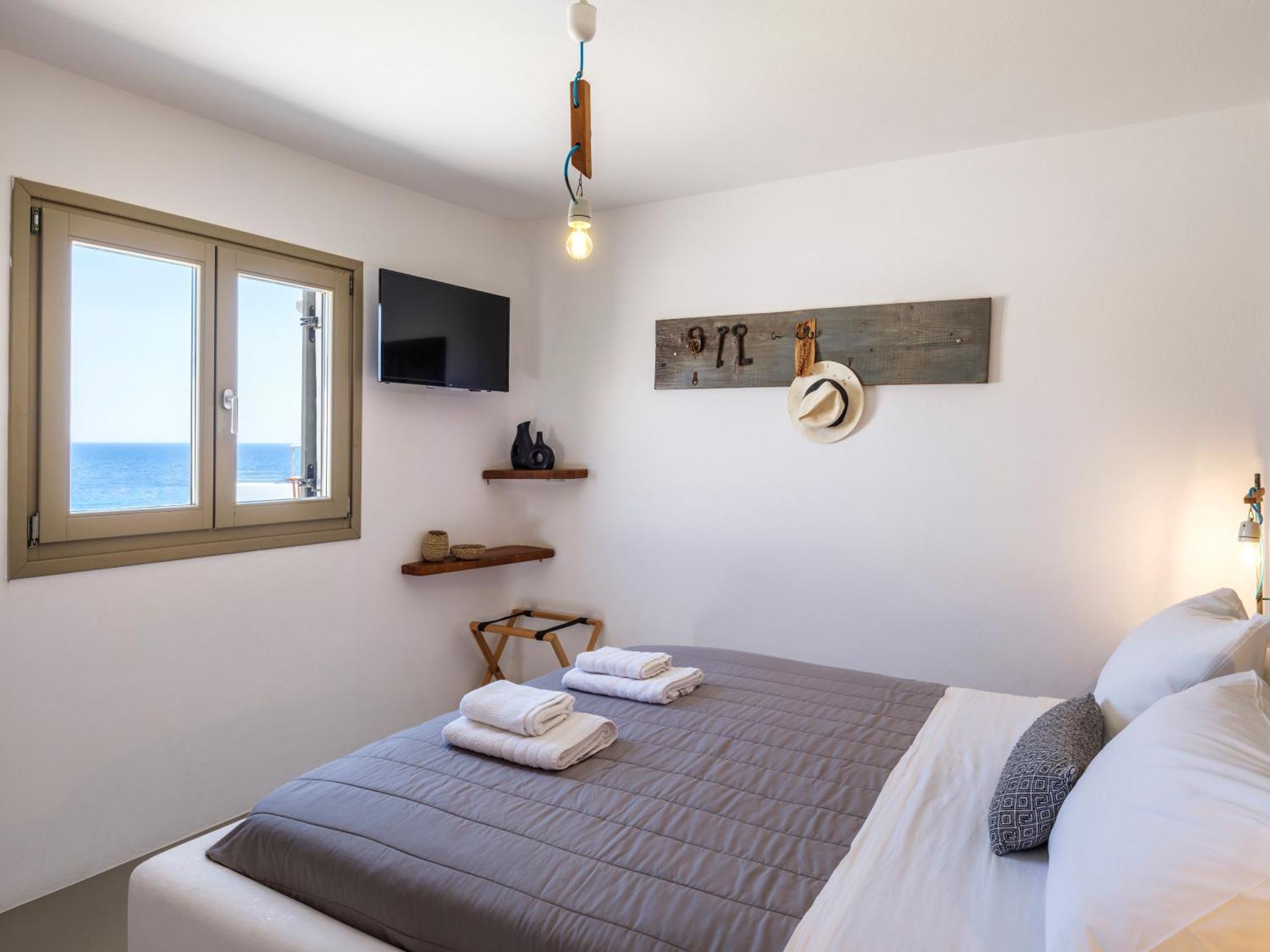 Sea Rock & Sky Private Mykonos Residence Merchia Beach Esterno foto